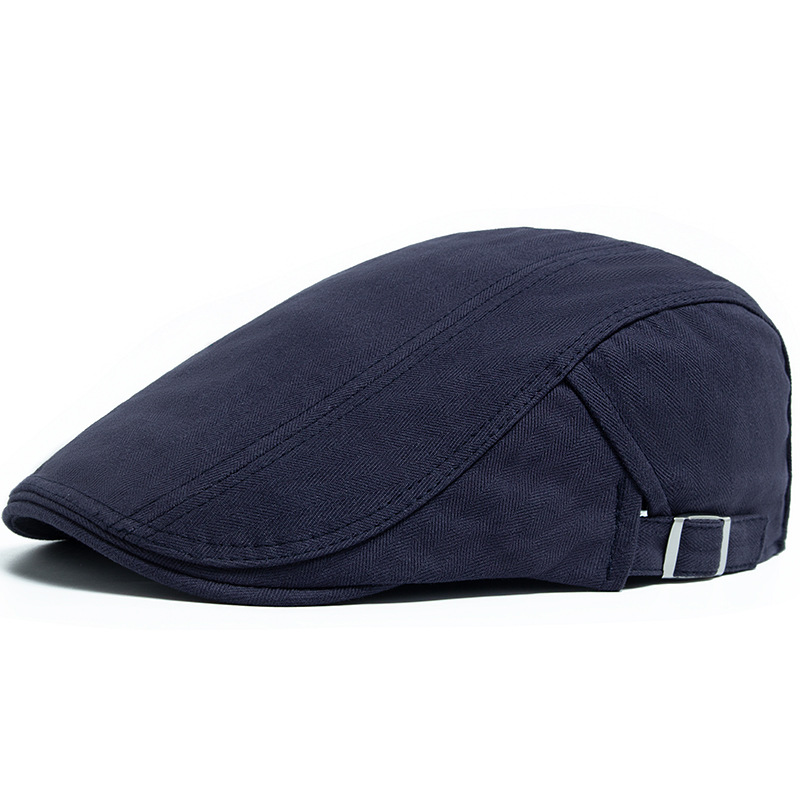 Men's Classic Solid-Color Casual Mens Beret photo 6