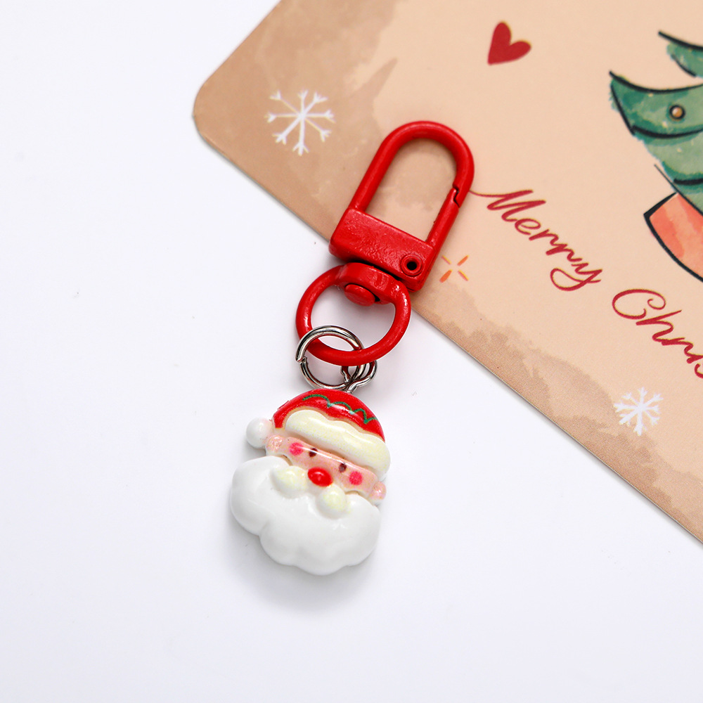 Christmas-themed Cartoon Keychain Pendant photo 3