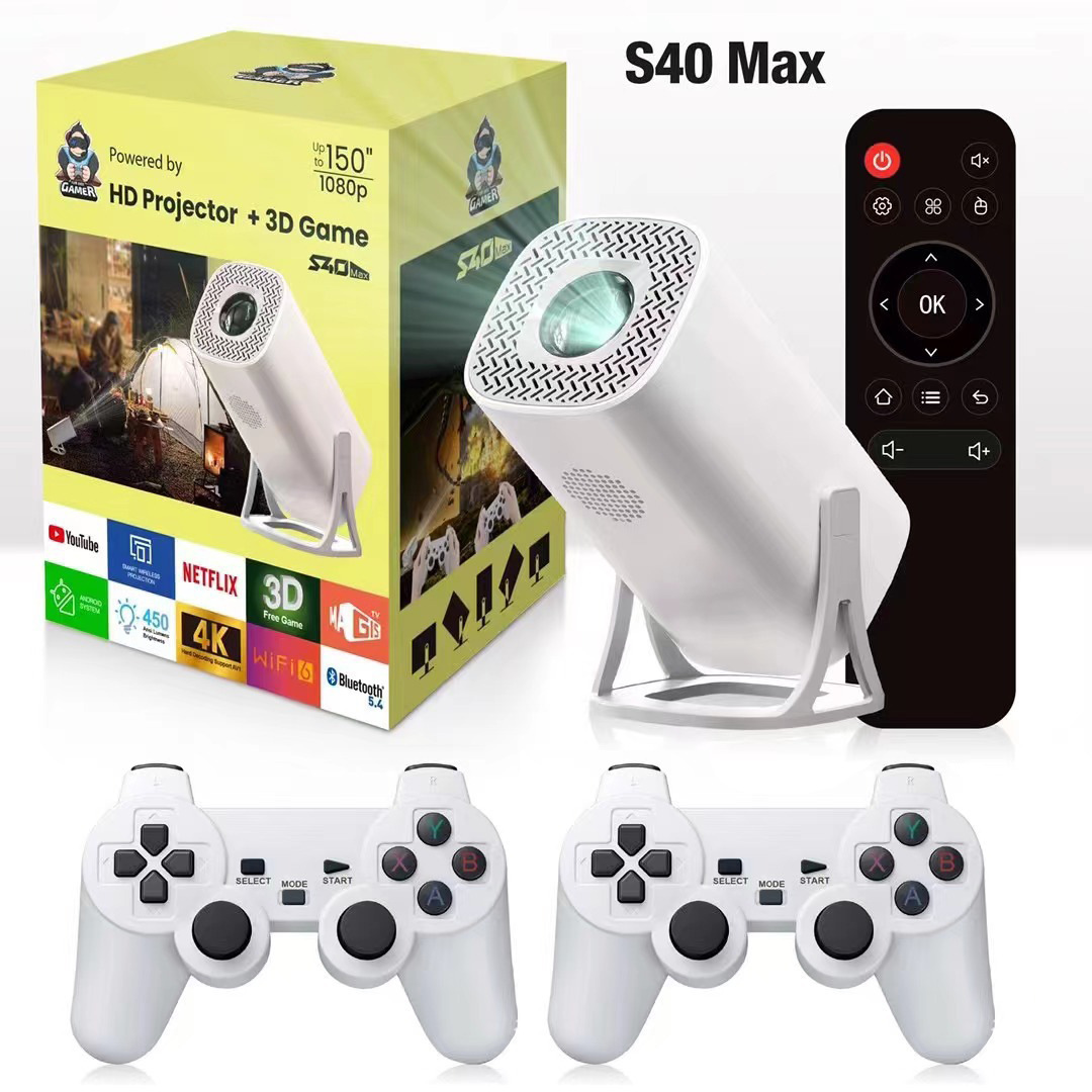 Wireless Same Screen HD Home Portable Game Projector photo 7