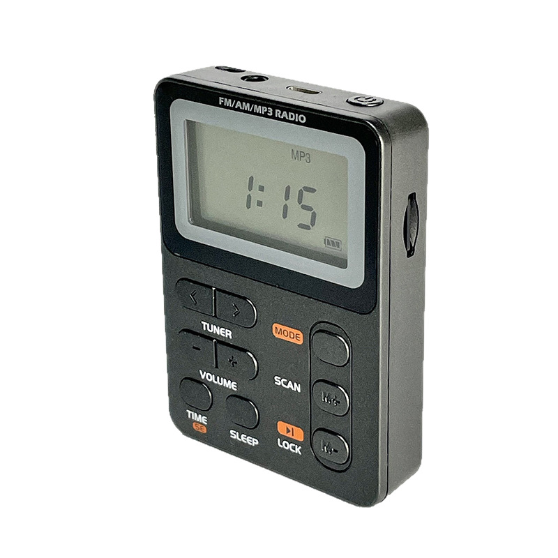 Mini 600mAh Built In AMFMTF Card MP3 Stereo Pocket Radio photo 2