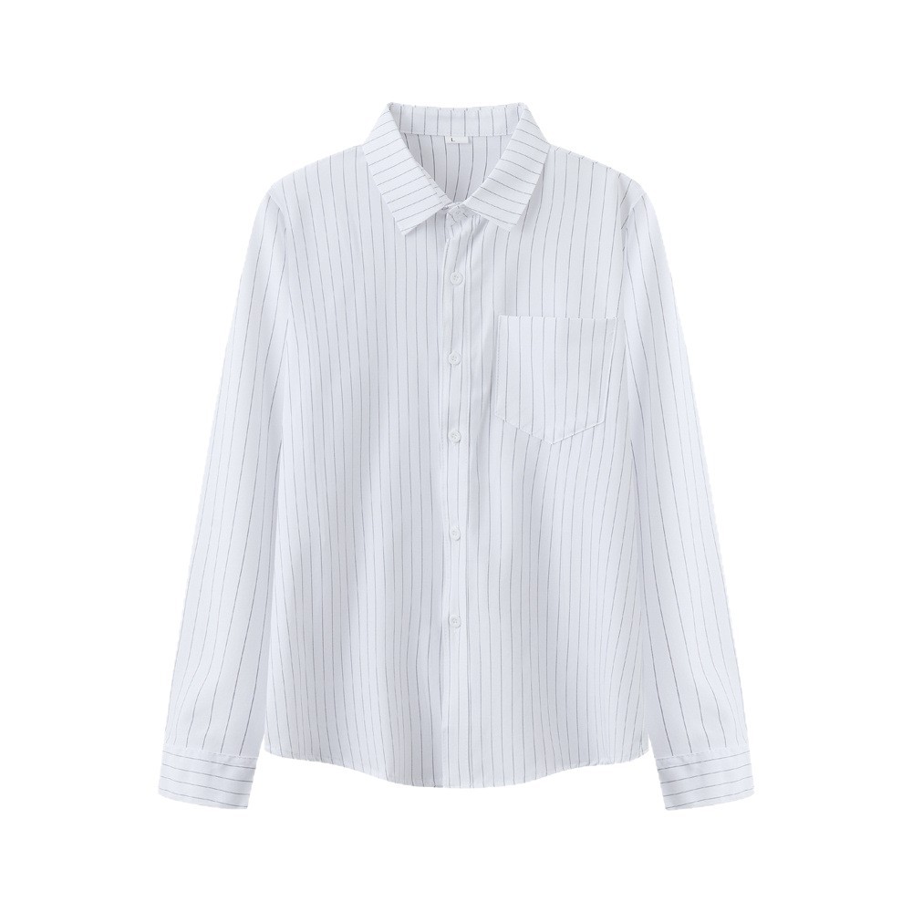 Men's Long-sleeve Business-casual Shirt Slim-fit Wrinkle-free Men's Shirt photo 4