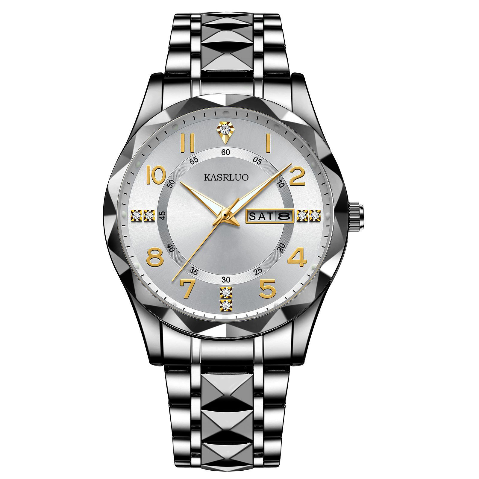 Men's Dual Calendar Fashion Waterproof Luminous Quartz Watch photo 5