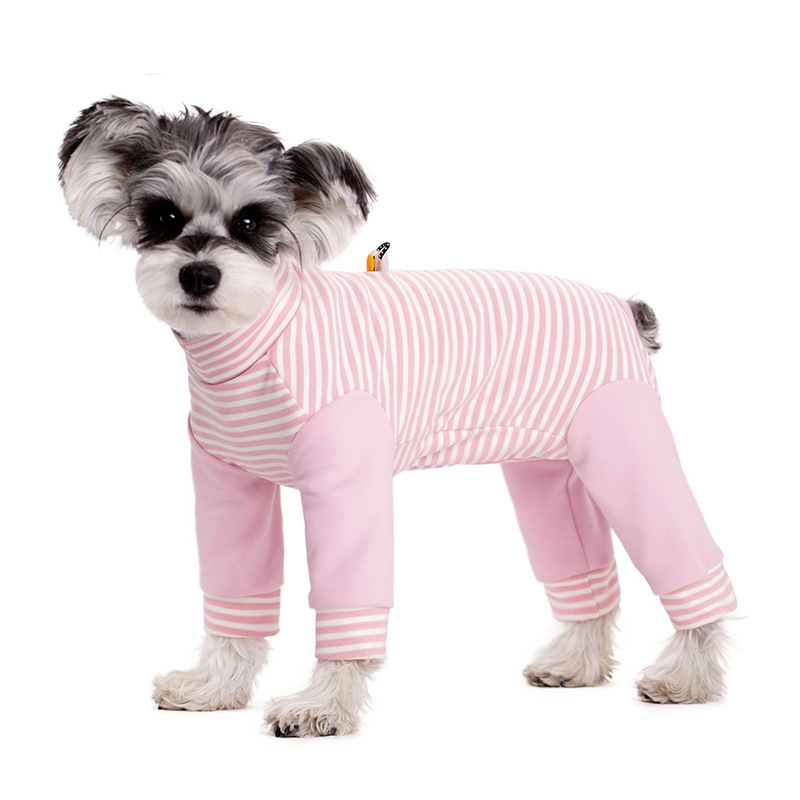 Pet Clothes Autumnwinter Outfit For Poodles Adjustable Four-legged Design photo 8