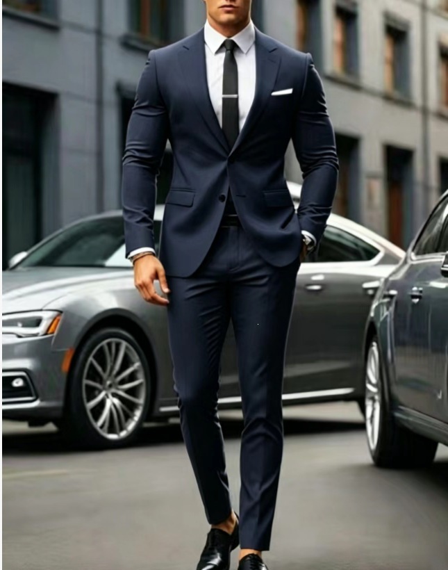 New Mens Casual Suit With Double-breasted Design photo 3
