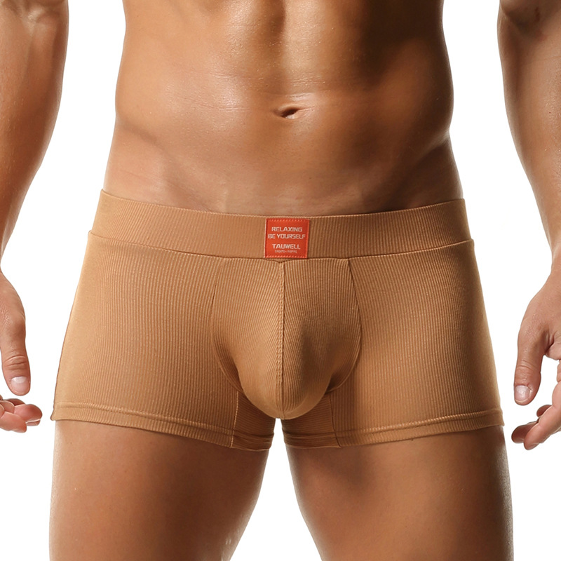 New Style Boxer Briefs Comfortable Mid-to-high Waist Solid Color Minimalist Design photo 1