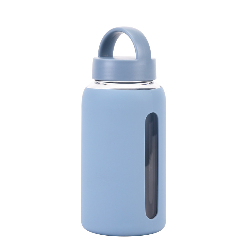 New Glass Silicone Sleeve Water Cup photo 7