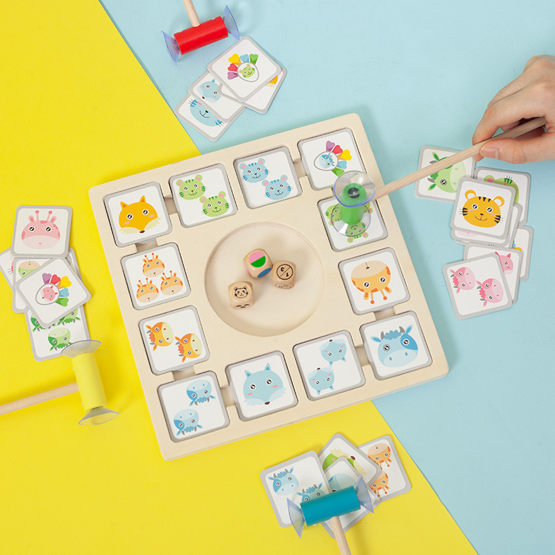 Wooden Sucker Toy For Developing Childrens Observation Skills photo 1