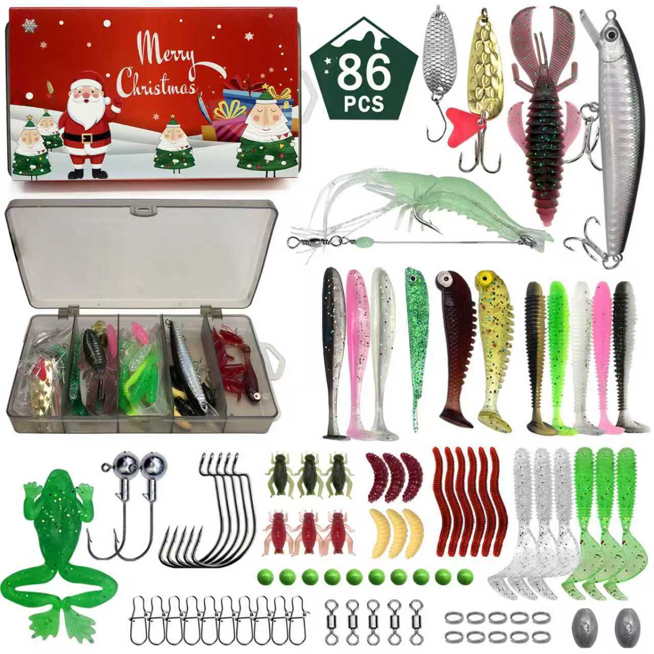 Christmas Fishing Lure Gift Box Blind Box Lure Set photo 6