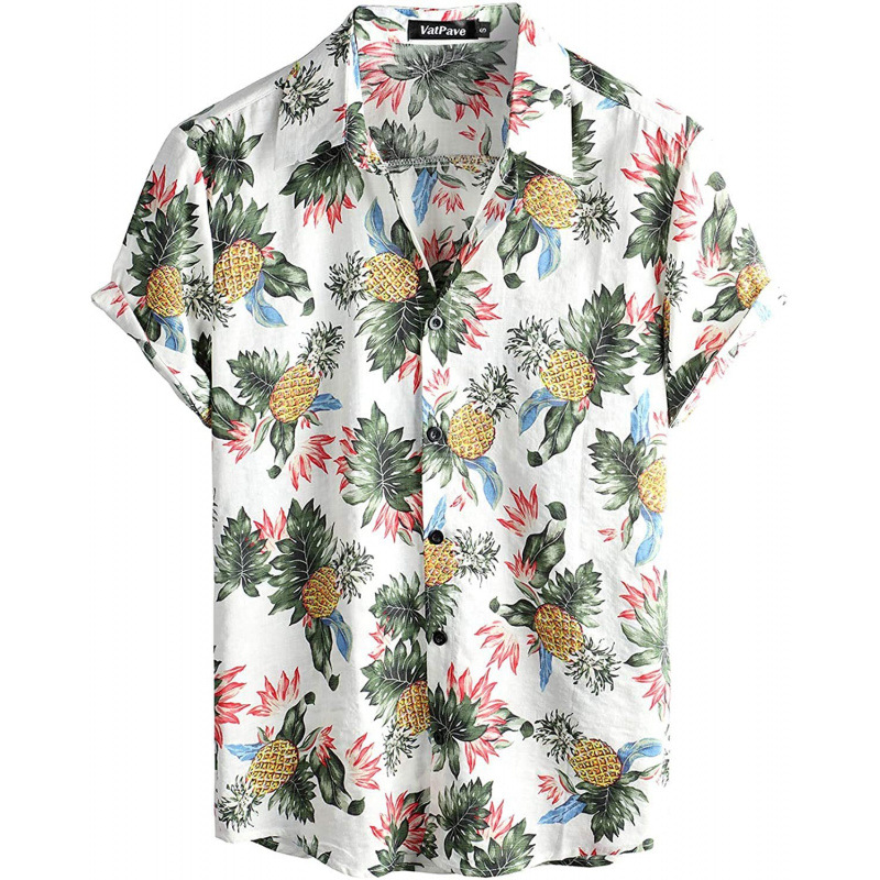 Fashion Summer Printed Hawaiian Shirt For Men photo 7