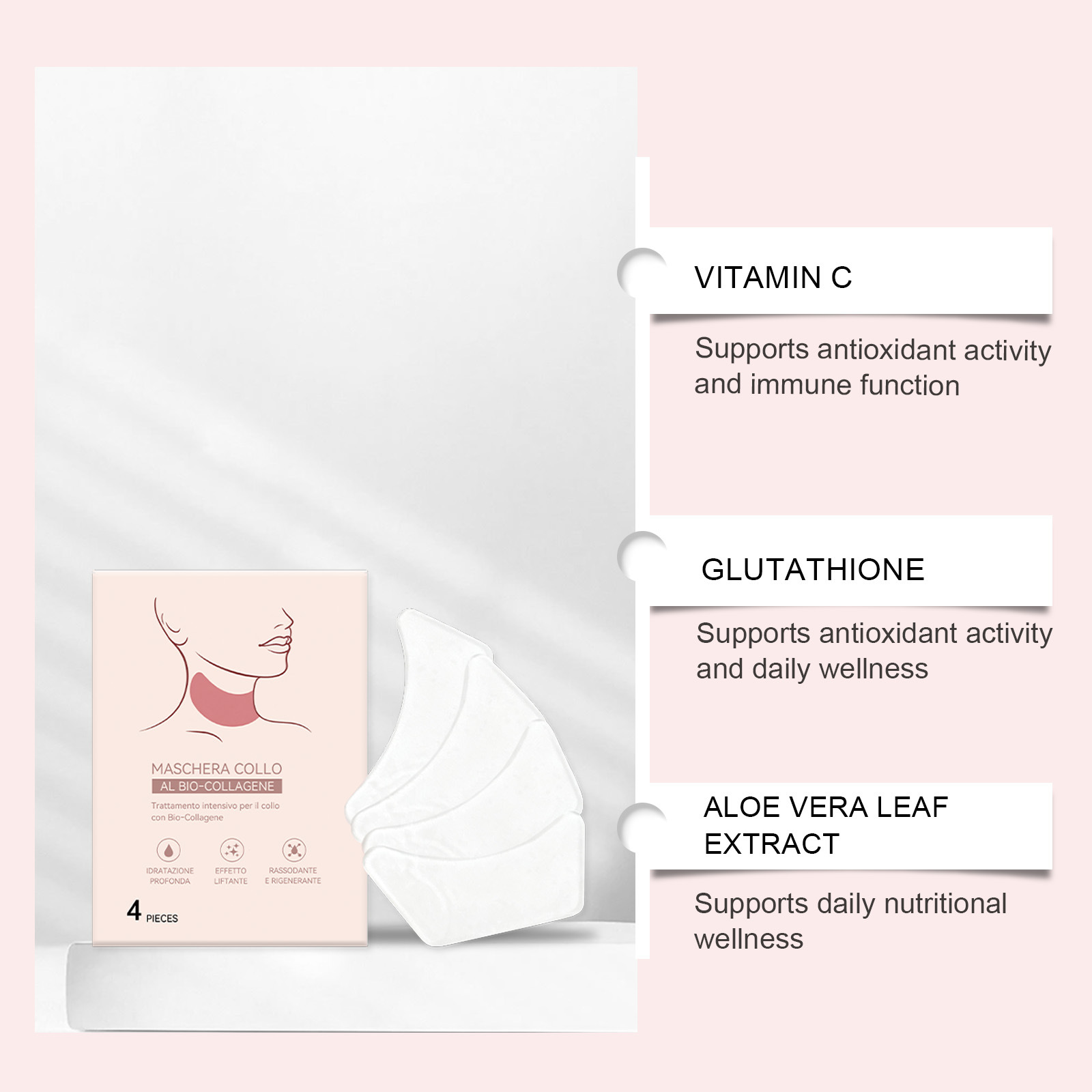 Collagen Neck Mask Refreshing Hydrating And Firming photo 3