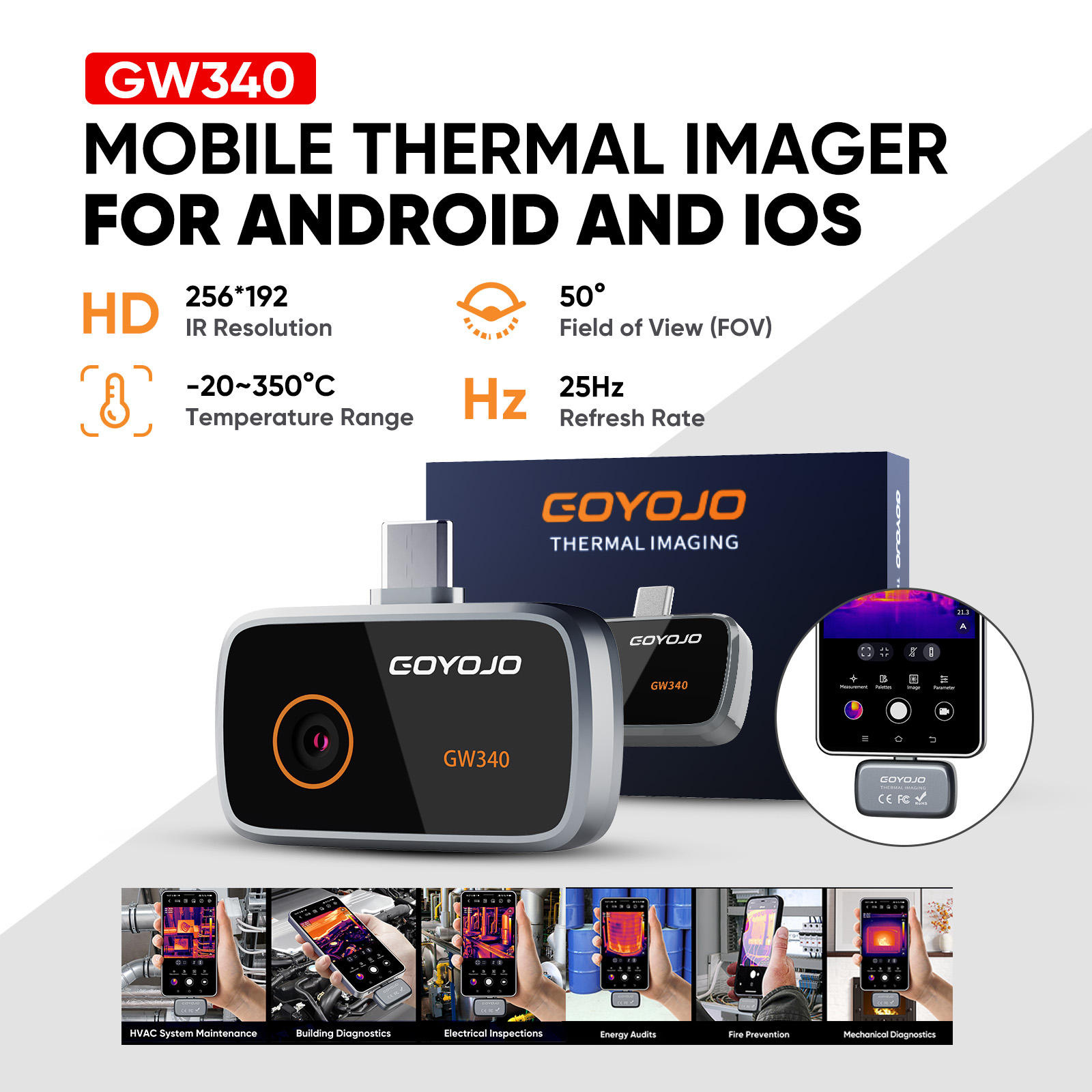 Mobile Line Infrared Thermal Imager photo 3