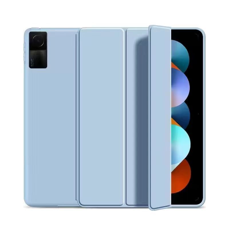 Honeycomb Three Fold Anti Drop Silicone Flat Protective Cover photo 2