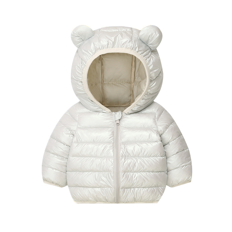 New Spring Autumn And Winter Solid-color Versatile Cotton Coat For Children photo 3