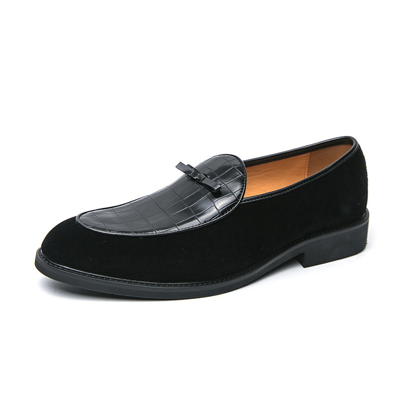 British Retro Style Business Casual Loafers - Men's PU Leather Slip On Shoes for Office Wear photo 7