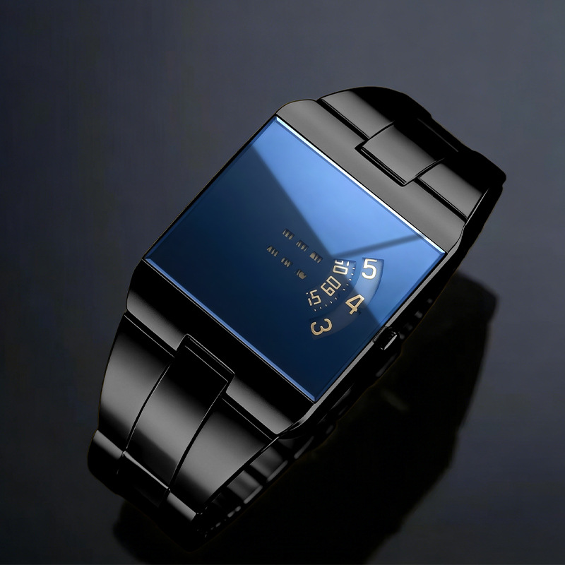 Foreign Trade Cross-Border Square Watch Mens Fashion Quartz Watch photo 4