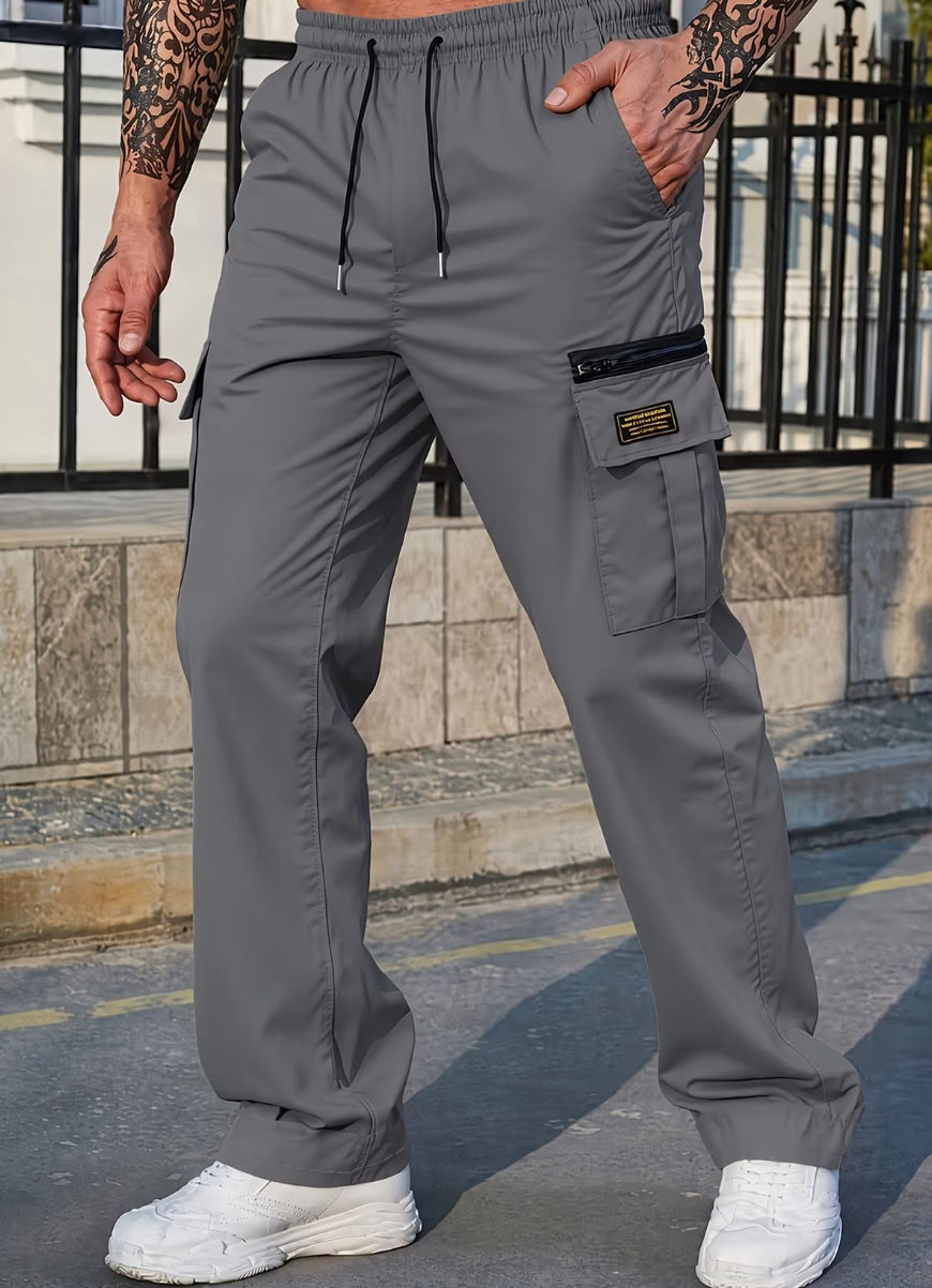 Hiking Drawstring Cargo Casual Pants photo 3