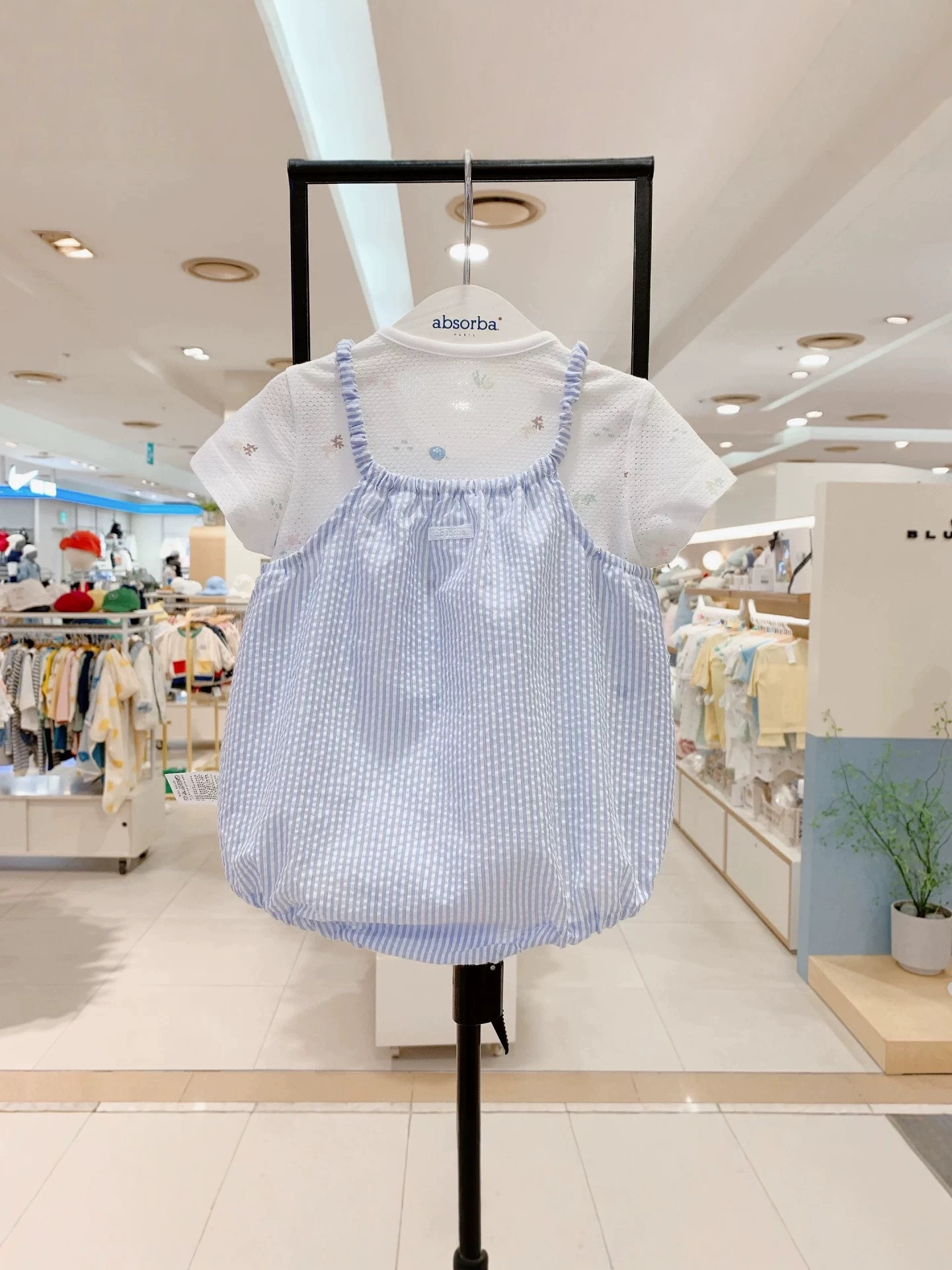 Summer New Arrival Strap Romper Jumpsuit T-shirt Two-piece Set photo 2