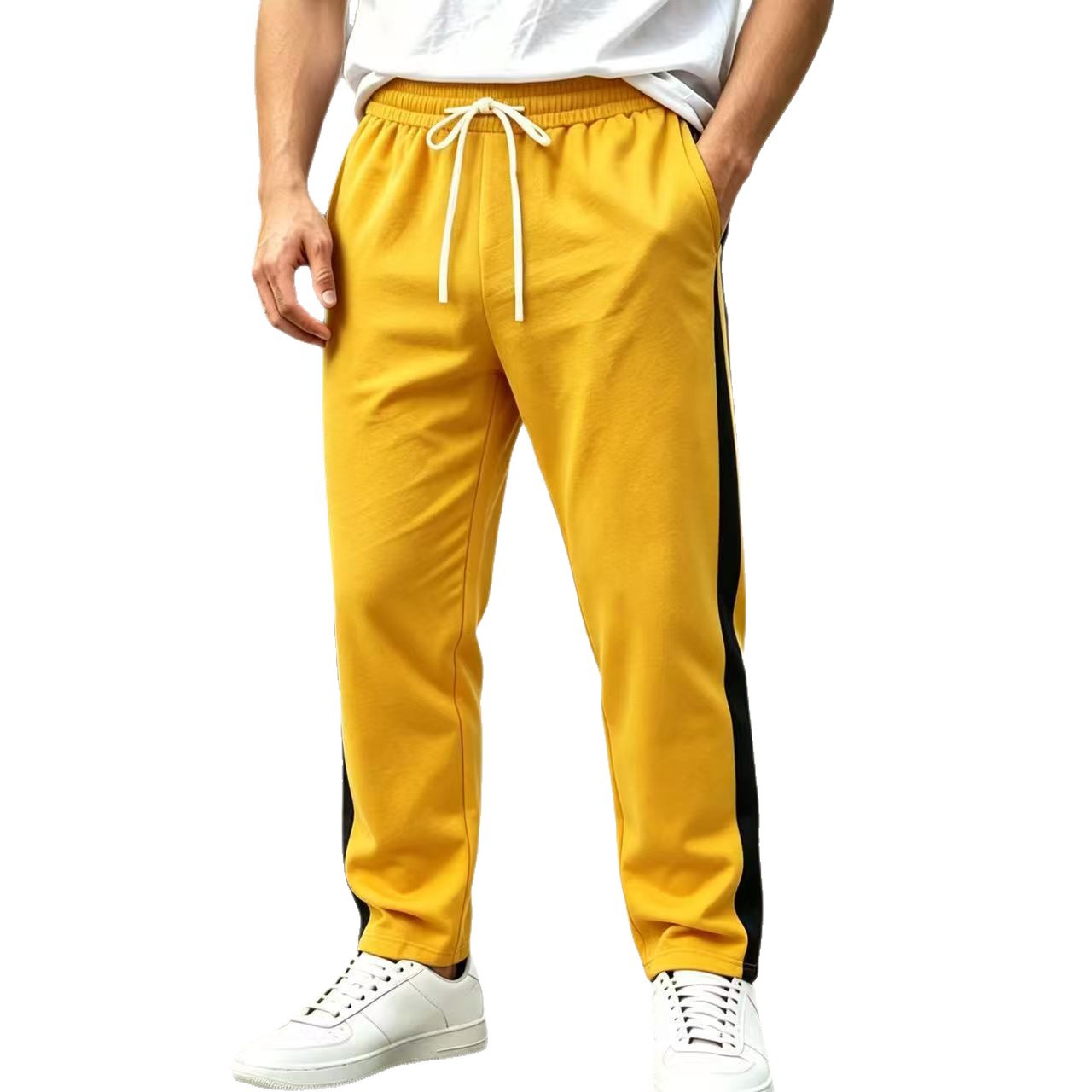 Men's Casual Multi-color Drawstring Sweatpants photo 5