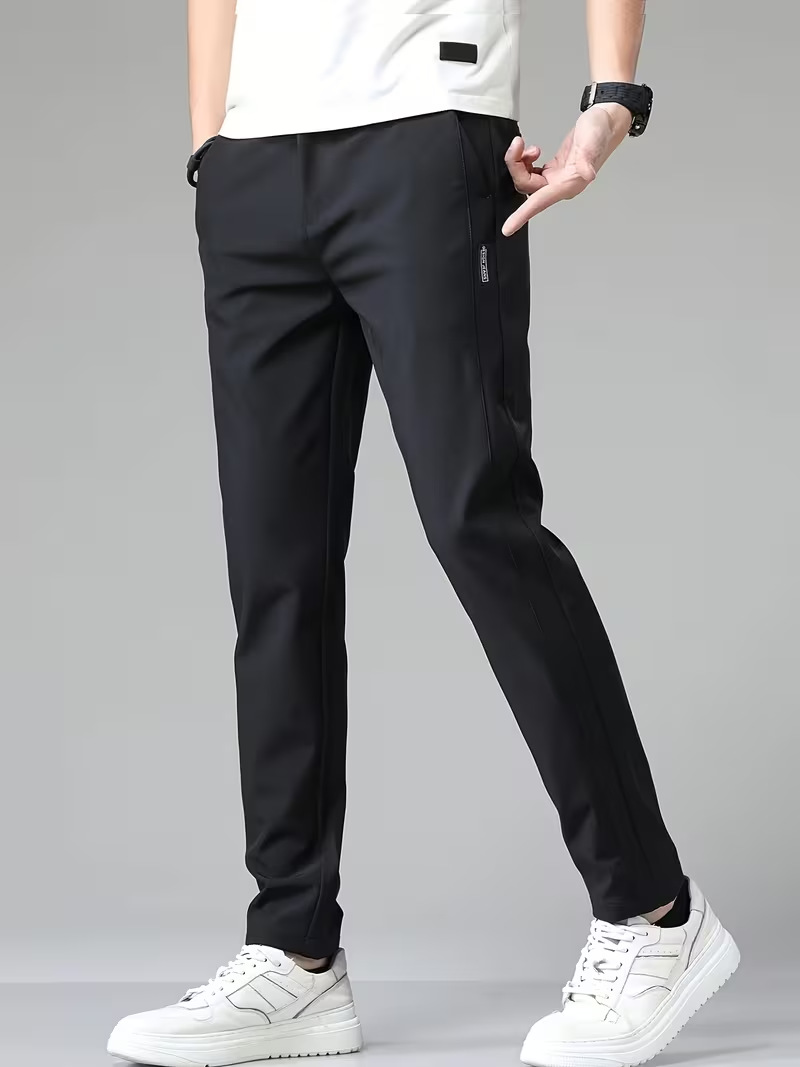 Springsummer Lightweight Casual Straight-leg Trousers photo 7