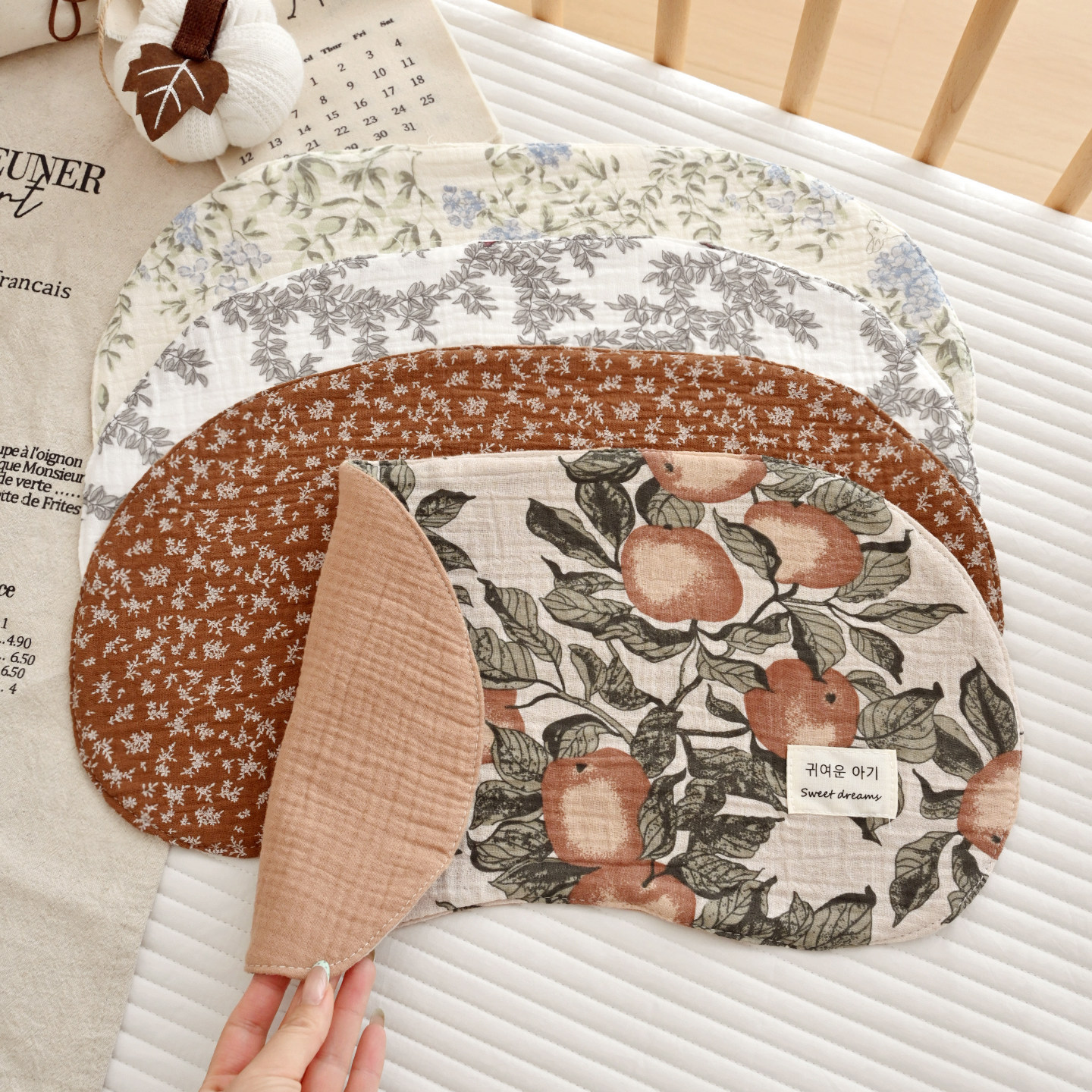 Baby Six-layer Gauze Burp Cloth Pure Cotton Shoulder Pad photo 7