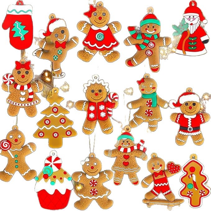 Gingerbread Man Christmas Tree Ornament photo 2