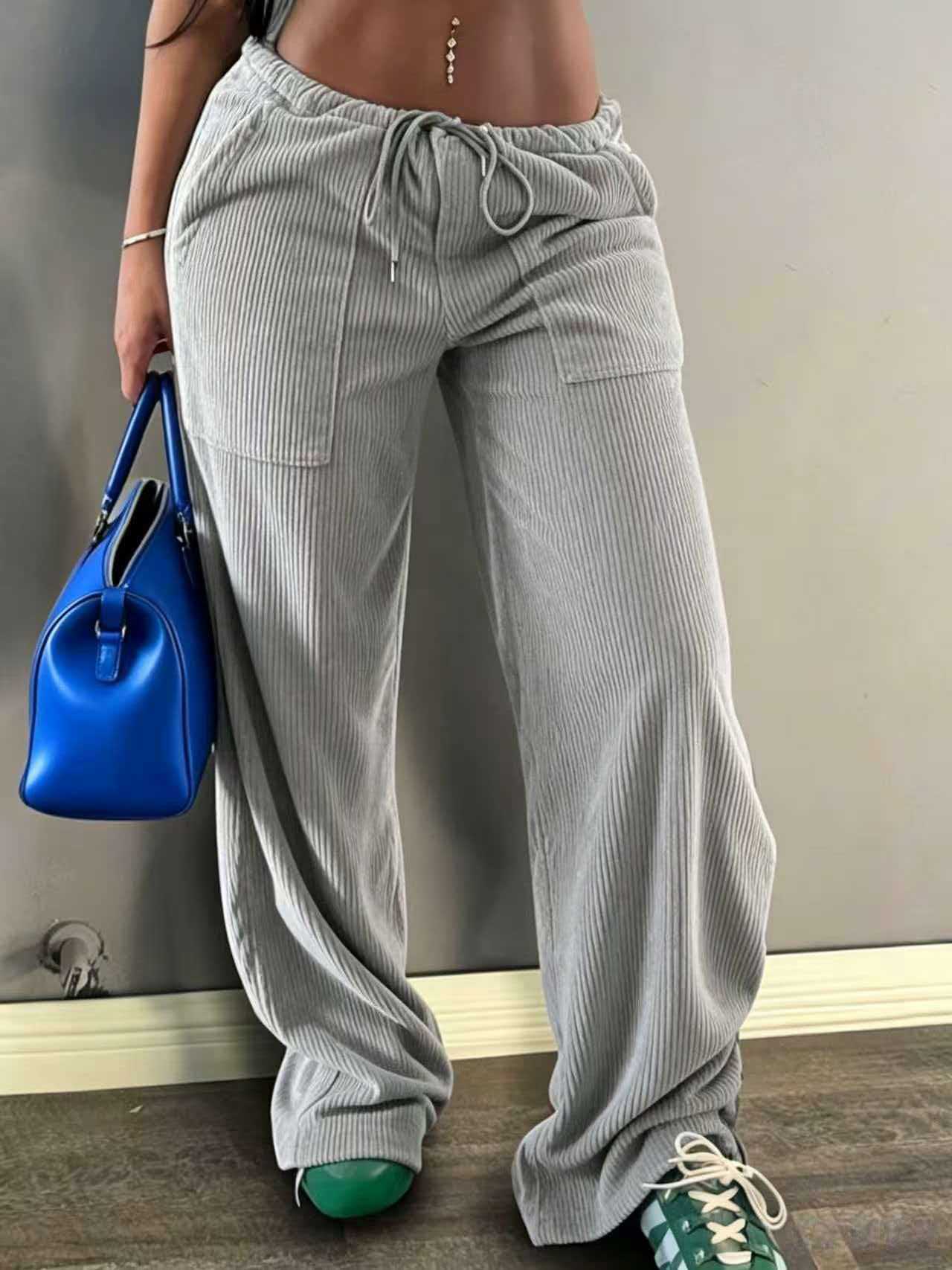 Pocket Casual Women's Floor-length Pants photo 8