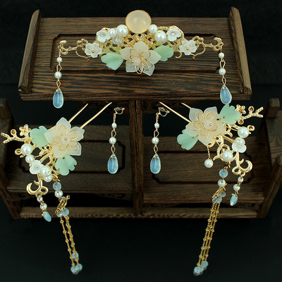 Tassel Full Set Antique Hair Clasp Chinese Style Classical Simplicity Hair Accessories photo 6