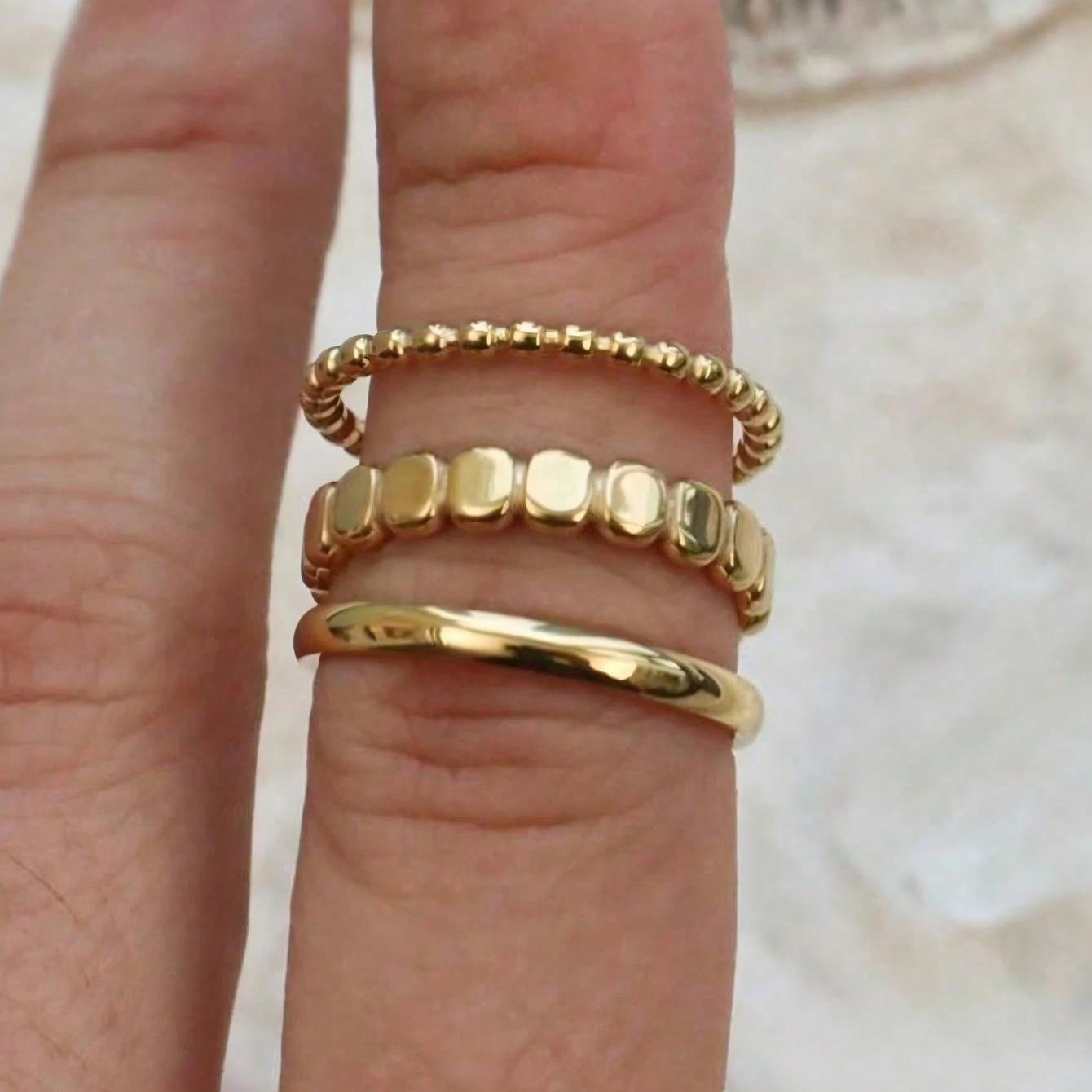 Advanced Geometric High-end Personalized Womens Ring photo 4