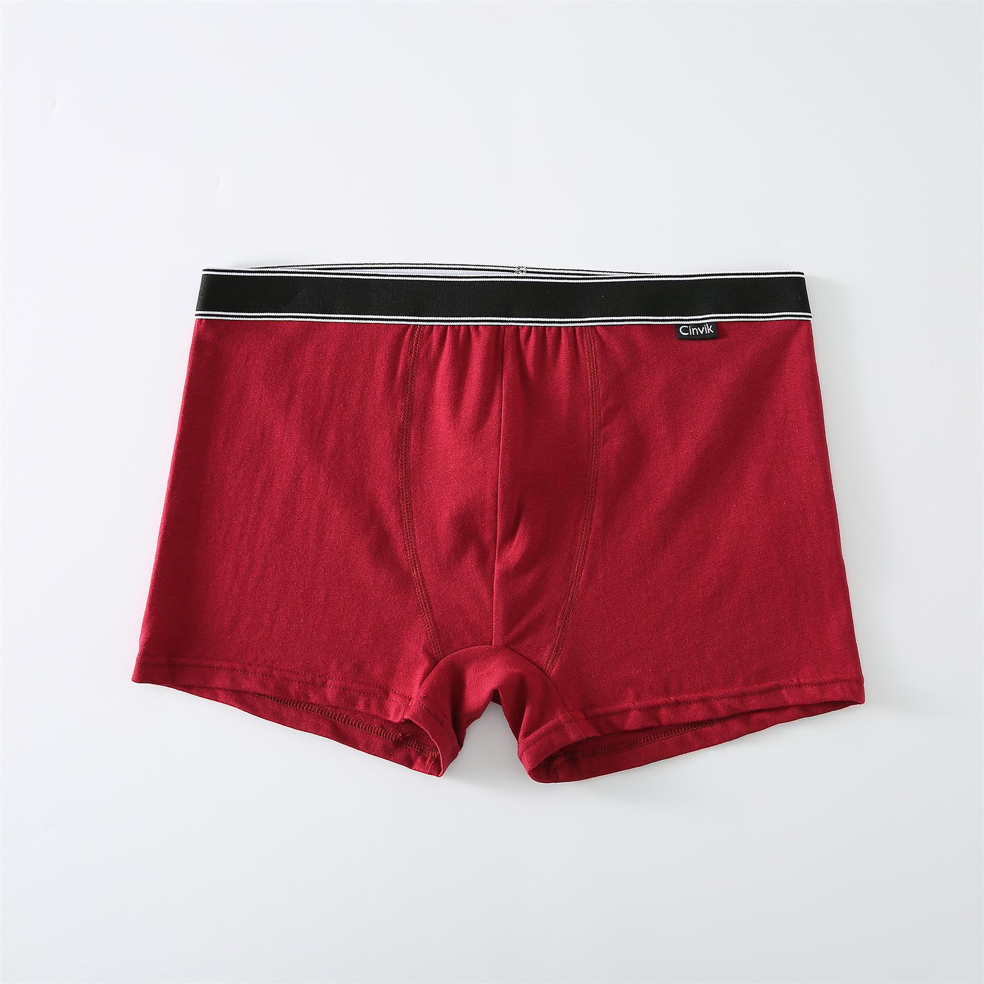 Cotton Mid-rise Boxer Briefs Breathable Men's Underpants photo 6