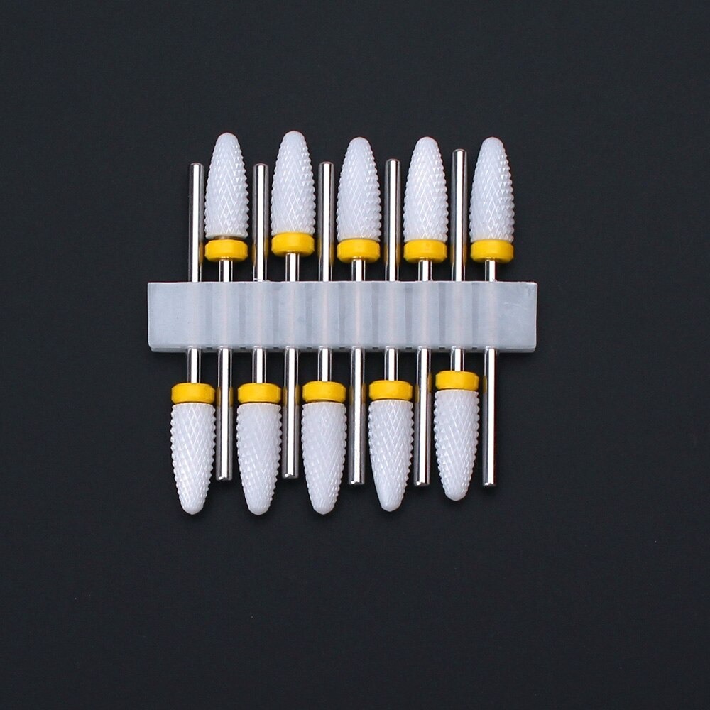10-Piece Ceramic Nail Drill Bit Tool Set photo 3