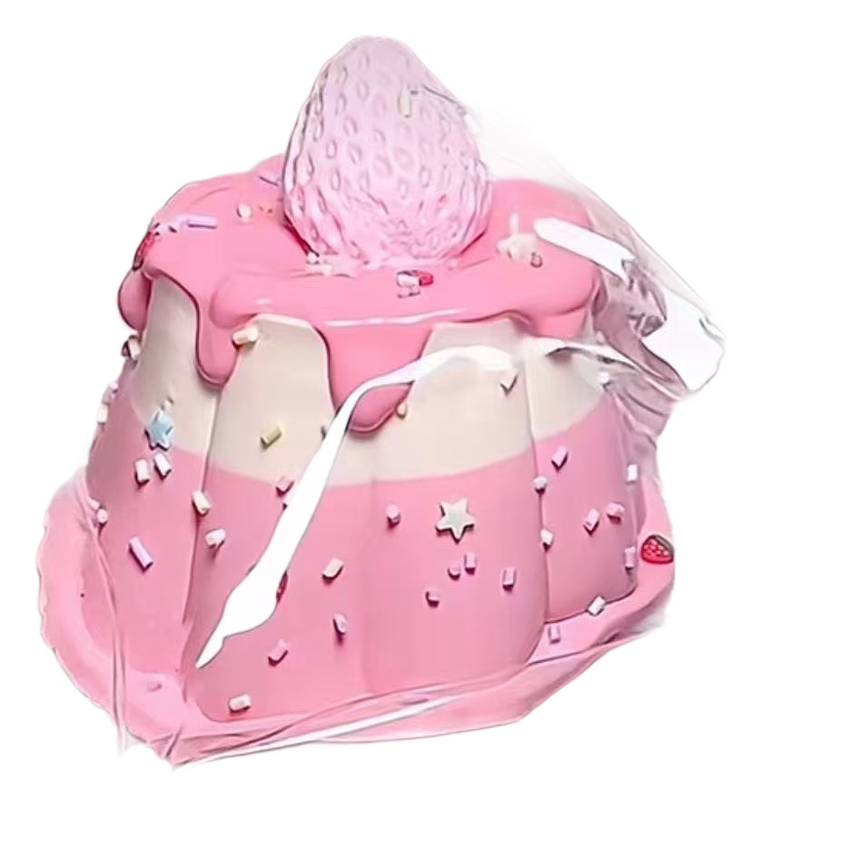 Creamy Strawberry Large Pudding Silicone Stress-Relief Toy photo 6
