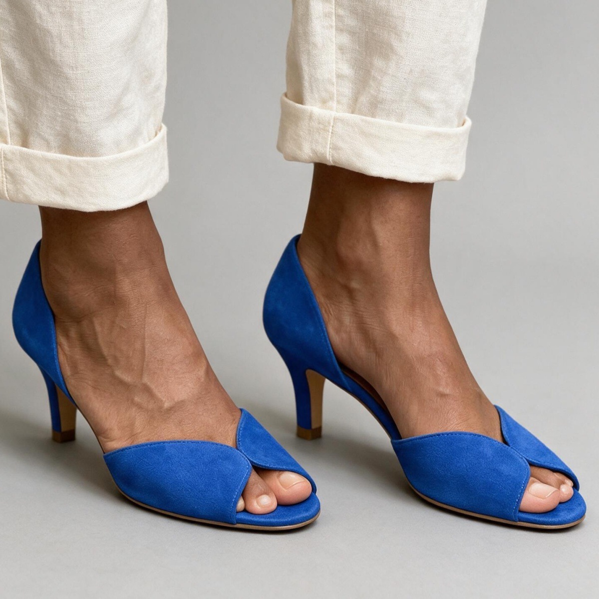 Plus-size Stiletto-heel Open-toe Sandals photo 3