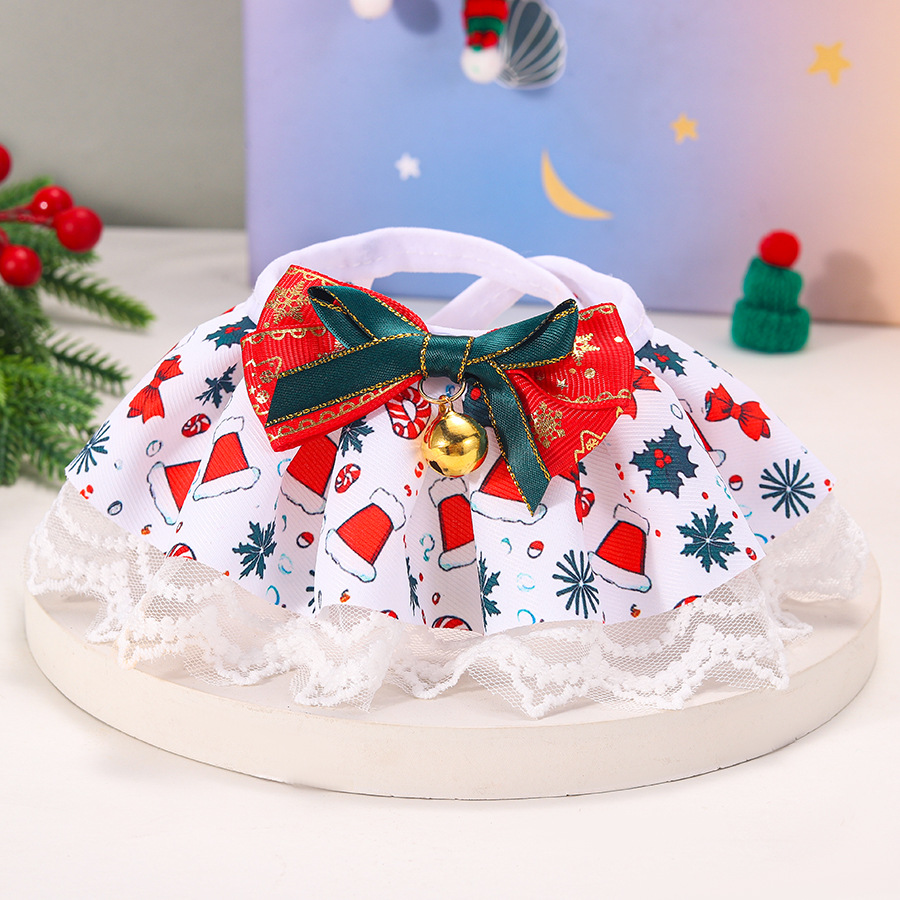 Bow-knot Bell Scarf For Kittens And Puppies photo 4
