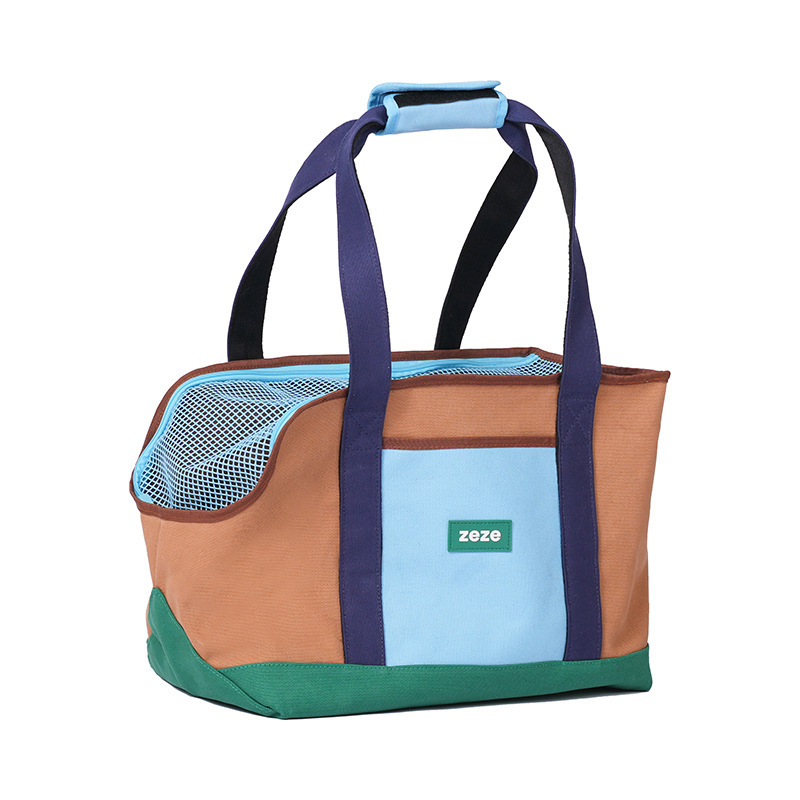 Canvas Casual Pet Carrier, Cat Bag, Portable For Outings photo 3