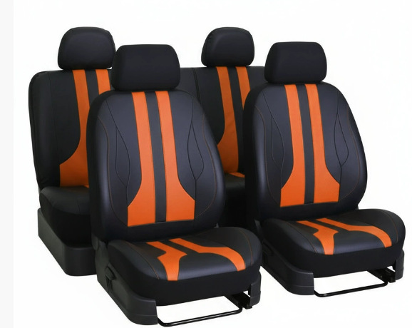 All-Leather Universal Diamond-Quilted Car Seat Covers photo 5