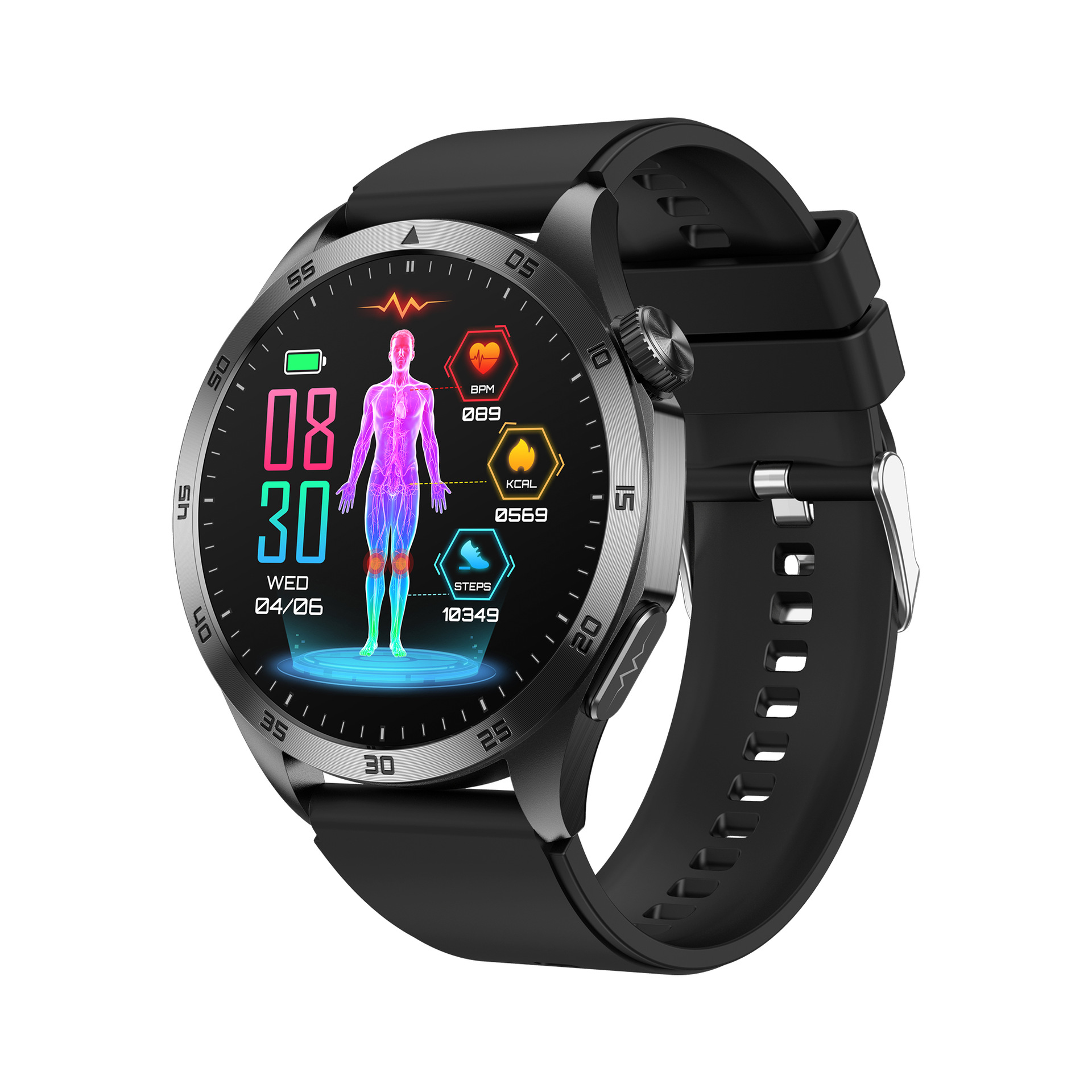 Silicone Bluetooth Calling Smart Wristband photo 7
