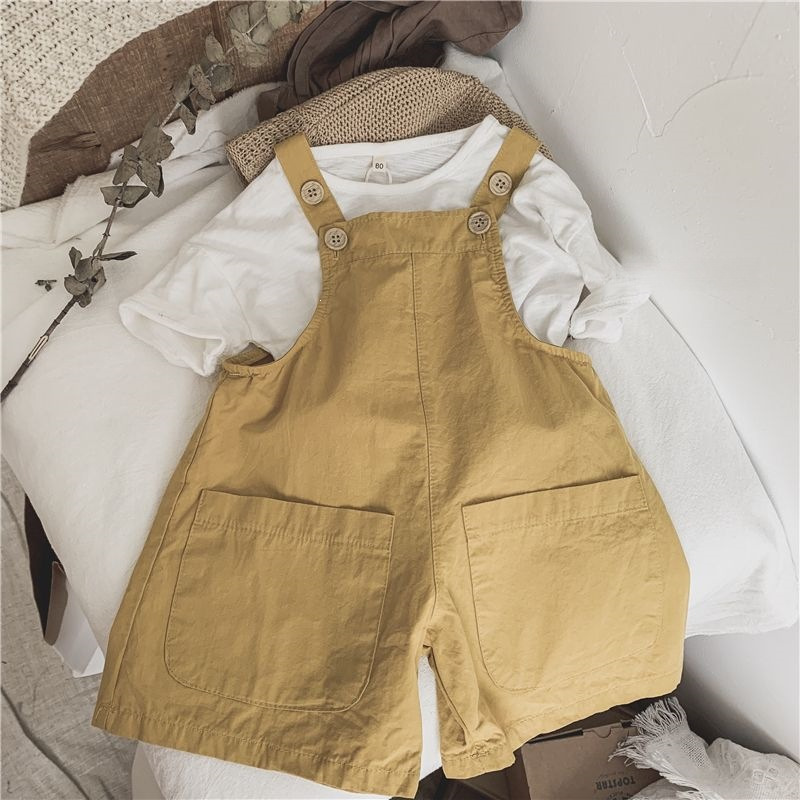 Casual Baby And Child Suspender Shorts photo 2