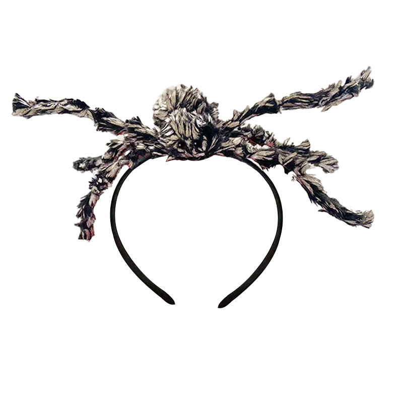 Decorative Fleece Stage Halloween Spider Headband photo 4