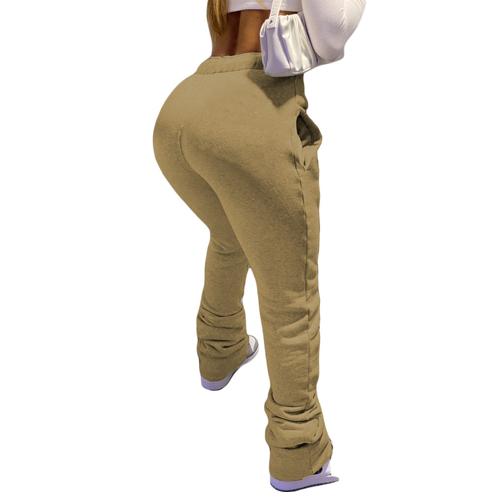 Womens Casual Sporty Drawstring Jogger Pants With Pockets photo 8