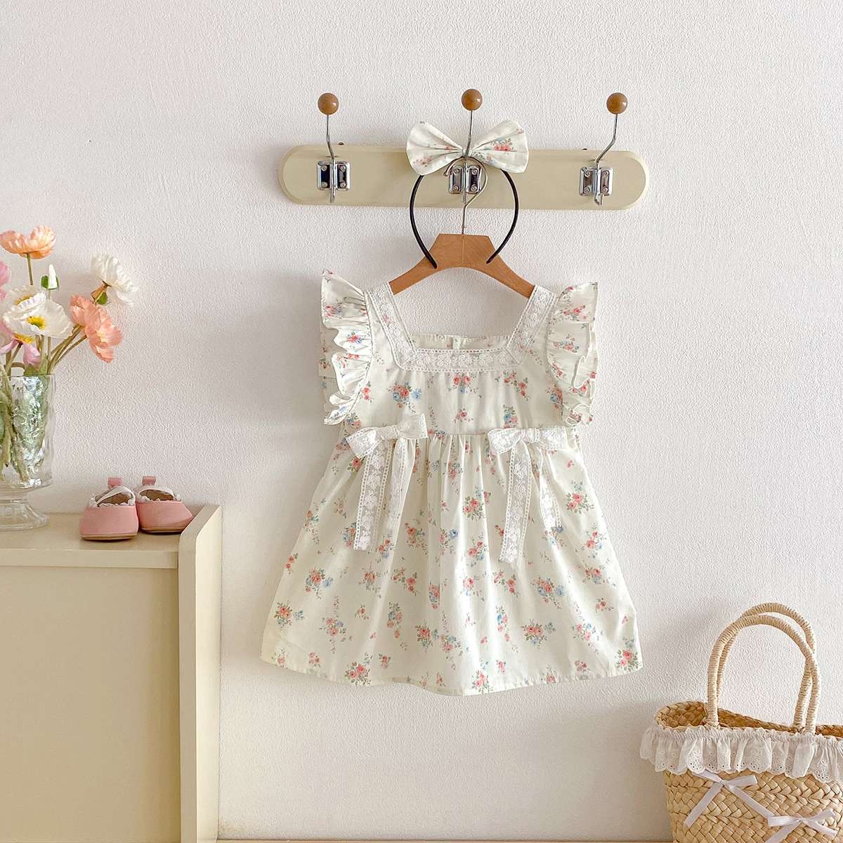 Summer Short-sleeved Sweet Hip-covering Top For Girls photo 3