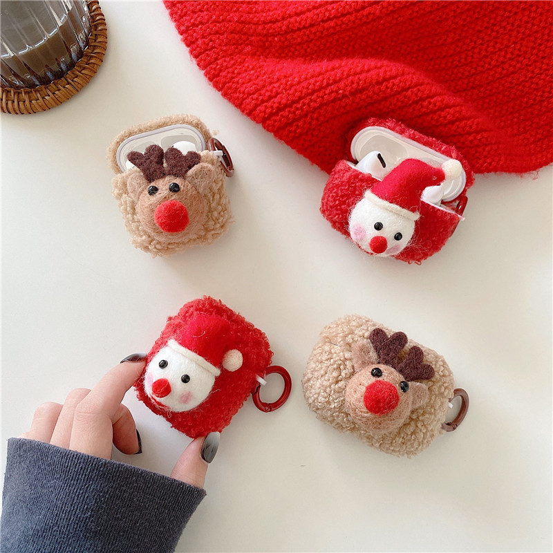 Santa Snowman Earphone Protective Soft Case photo 5