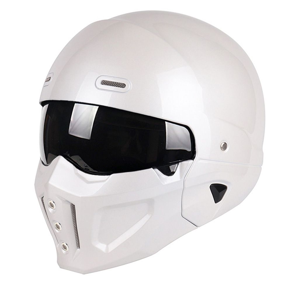 Retro All-Season Motorcycle Helmet photo 7