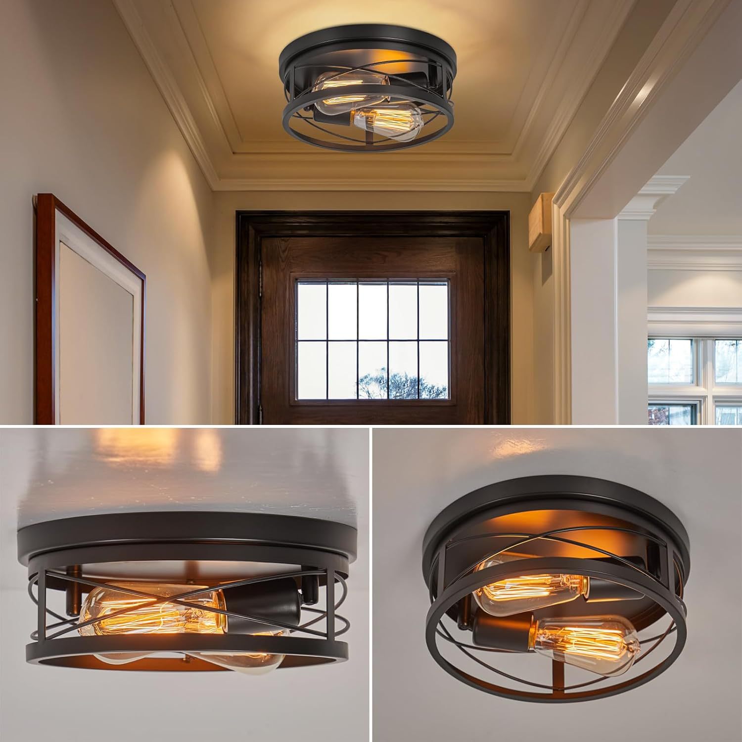 Farmhouse-style Recessed Ceiling Light photo 4