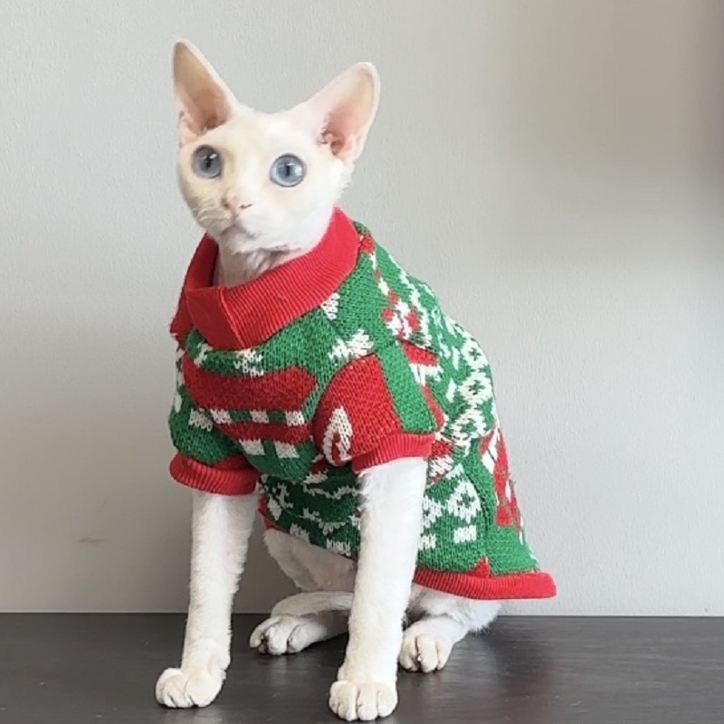 Christmas Snowflake Elk Pet Clothes photo 1