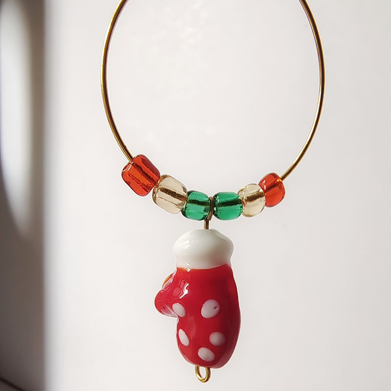 Alloy Christmas Series Wine Glass Pendant photo 6