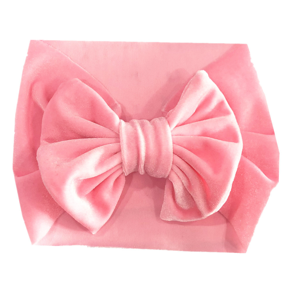 Childrens Multi-color Festive Velvet Headband With Stretchy Hair Accessory photo 5
