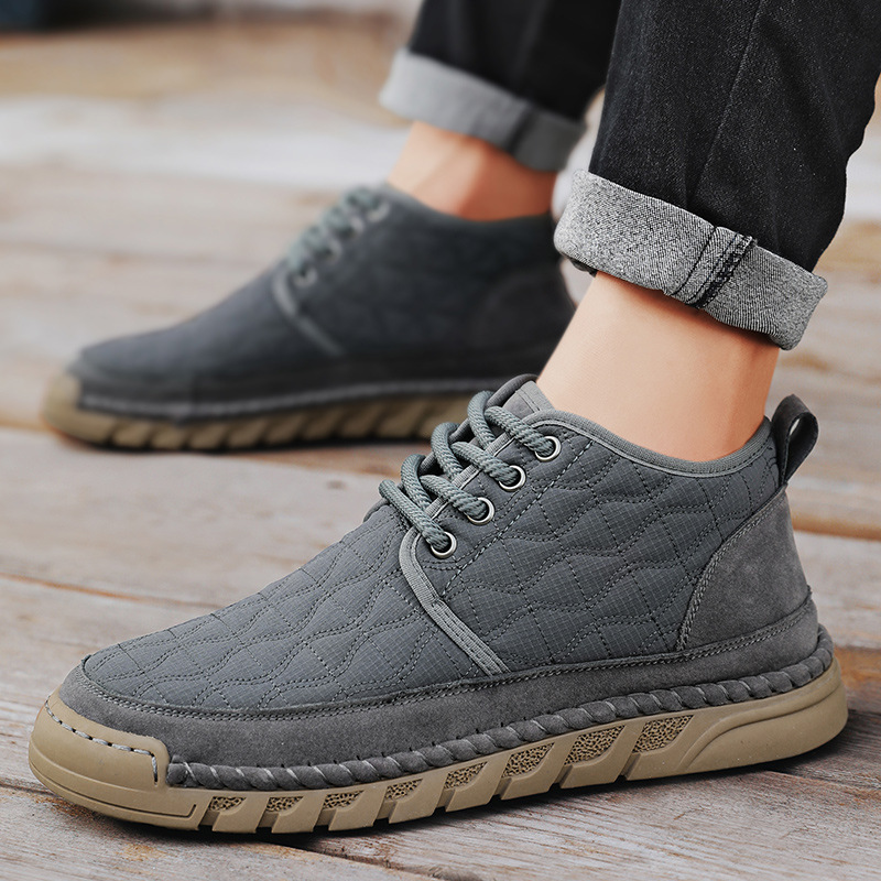 Winter Fleece-lined Warm Snow Boots Mens Shoes photo 3