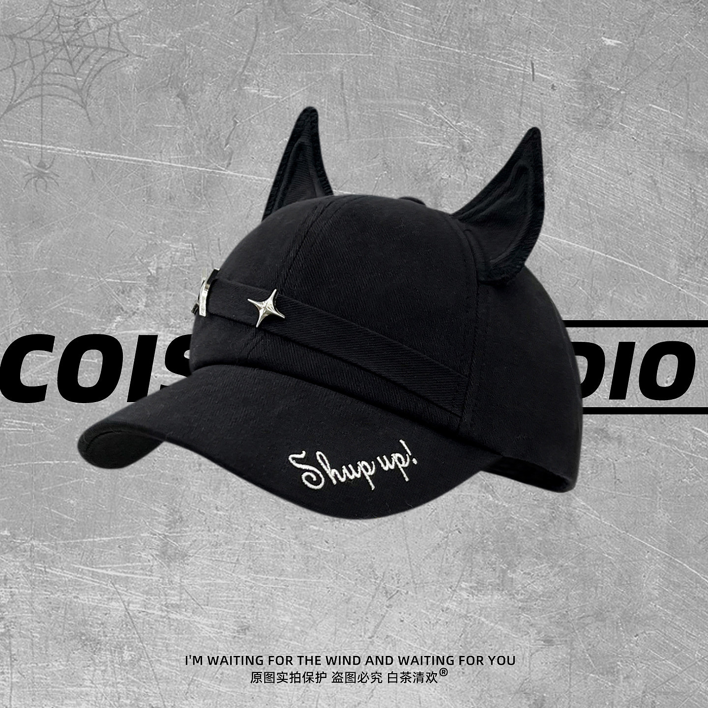 New Fox-ear Color-block Baseball Cap photo 3