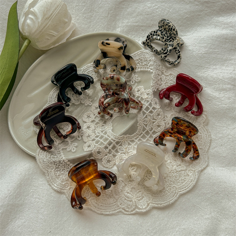 High Ponytail Hair Clip Back-of-head Half-up Hairpin photo 3