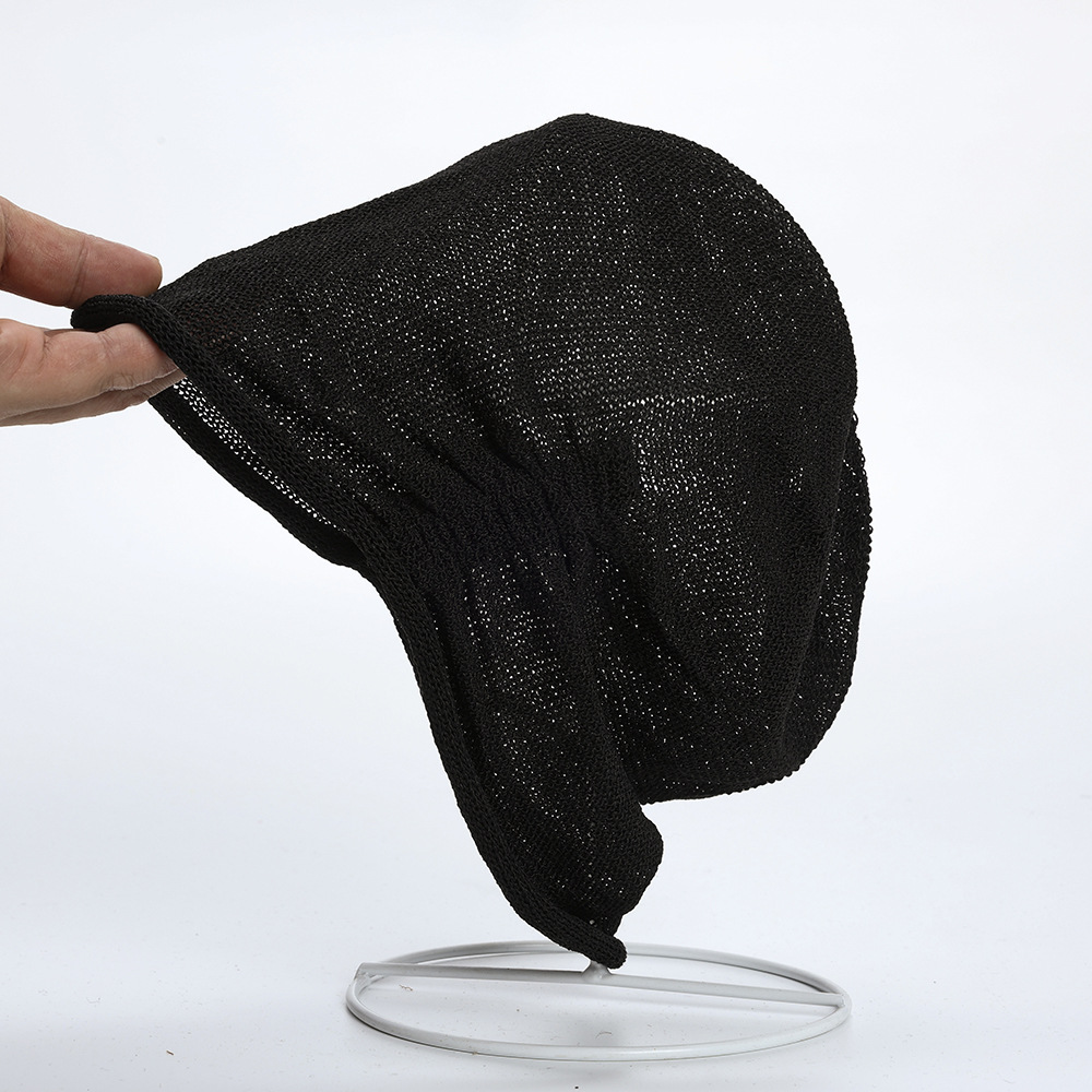 Women's Casual Paper-yarn Pullover Hat photo 2